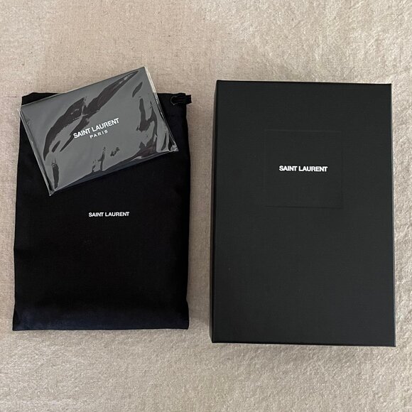 YSL Saint Laurent cassandre matelassé compact zip around wallet - Authentic - Picture 16 of 17